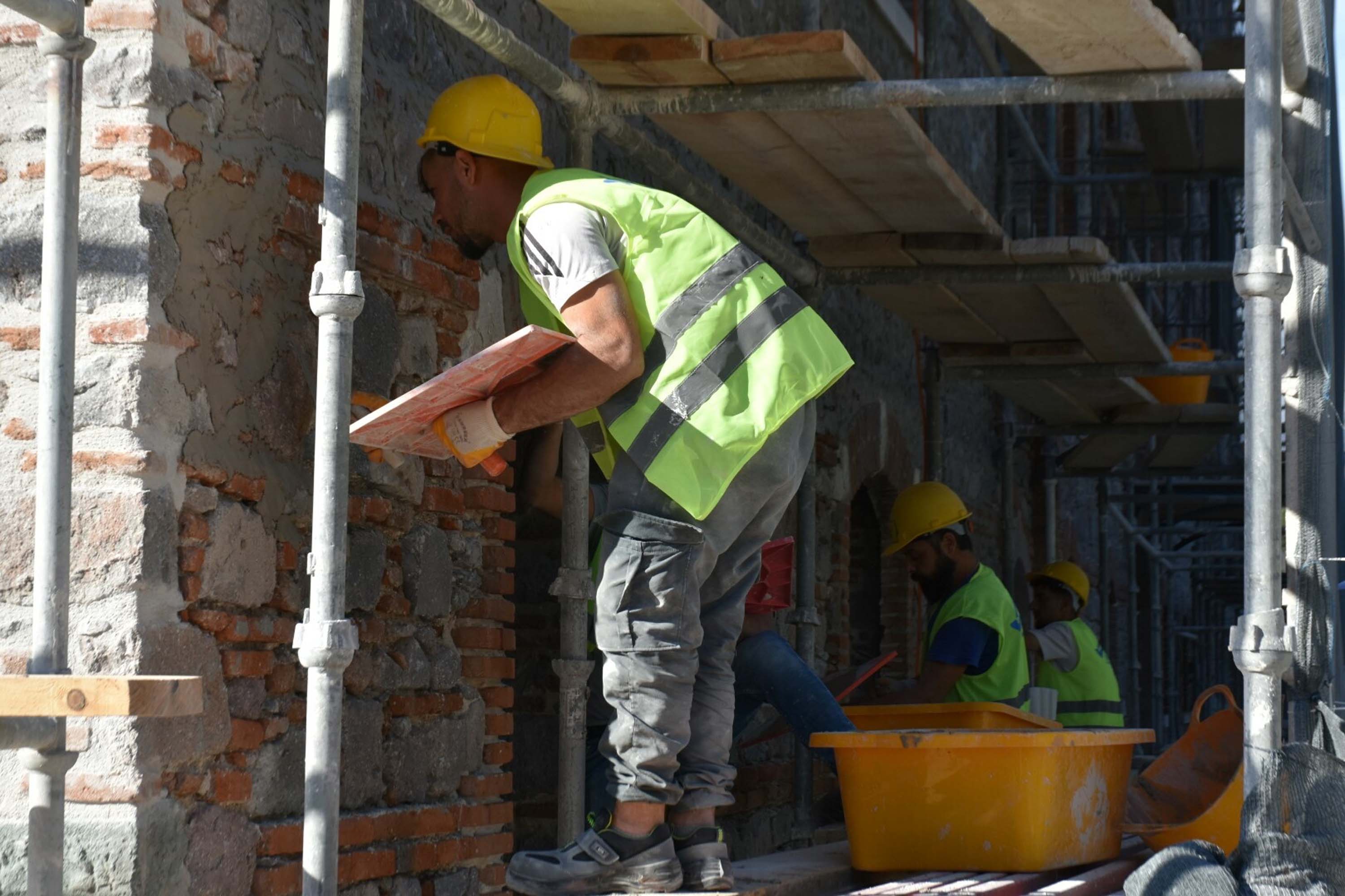 Tarihi Un Fabrikası restorasyon çalışmaları incelemesi