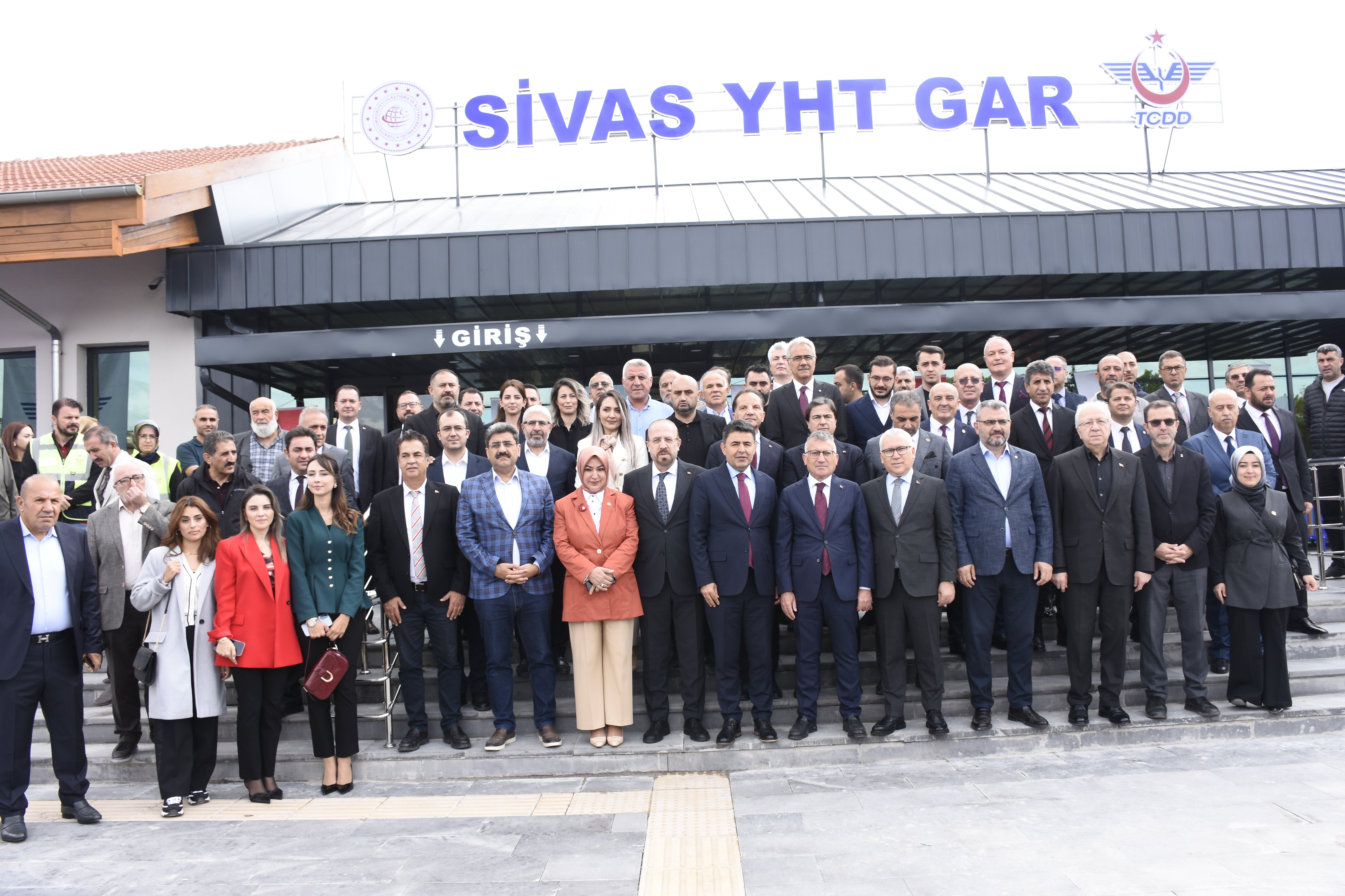 Sivas YHT Garı açılış töreni protokol
