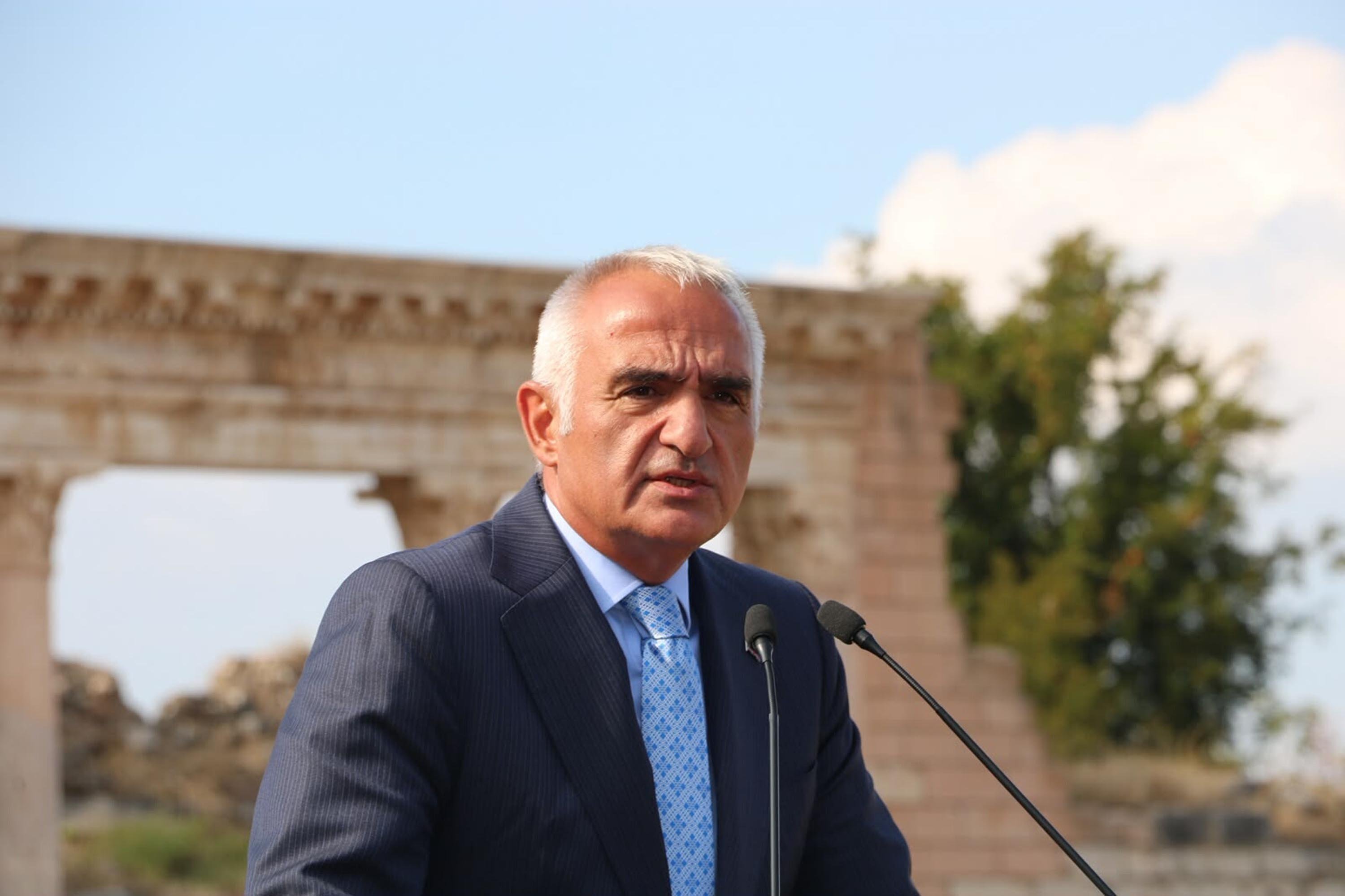 Manisa Sardes Antik Kenti ve Bintepeler Lidya Tümülüsleri havadan görüntülendi