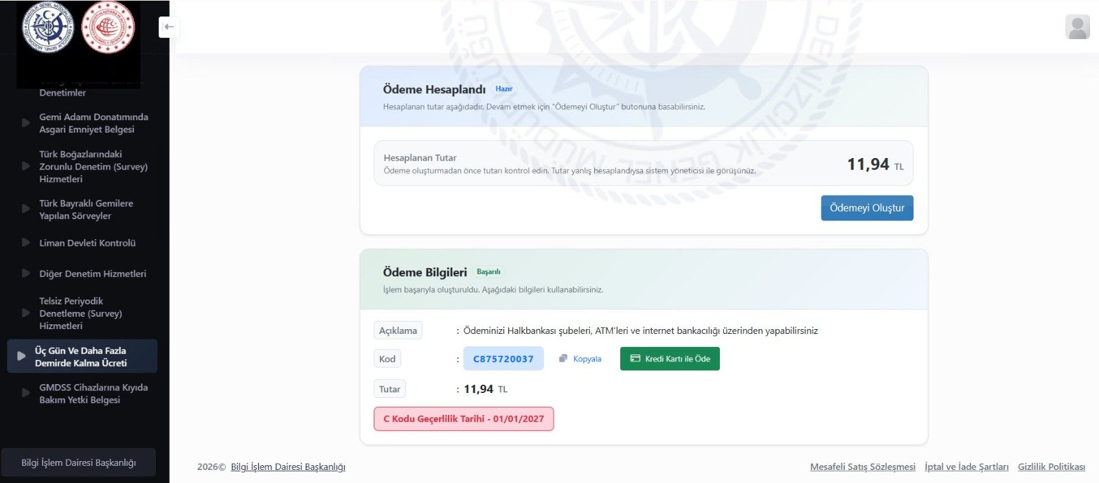 Denizcilik ödemeleri dijitalleşiyor