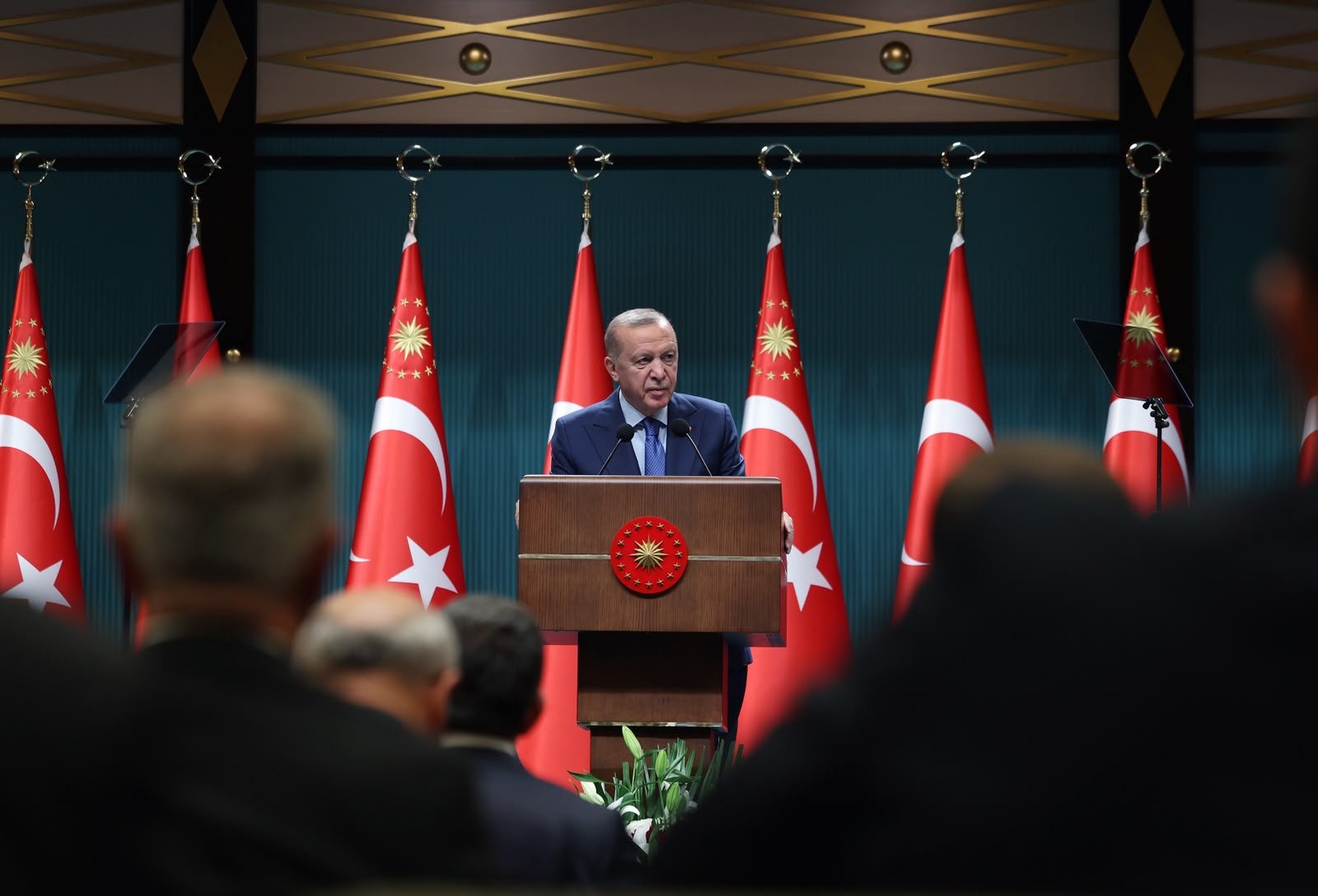Cumhurbaşkanı Erdoğan, Kabine Toplantısı sonrası açıklama yapıyor