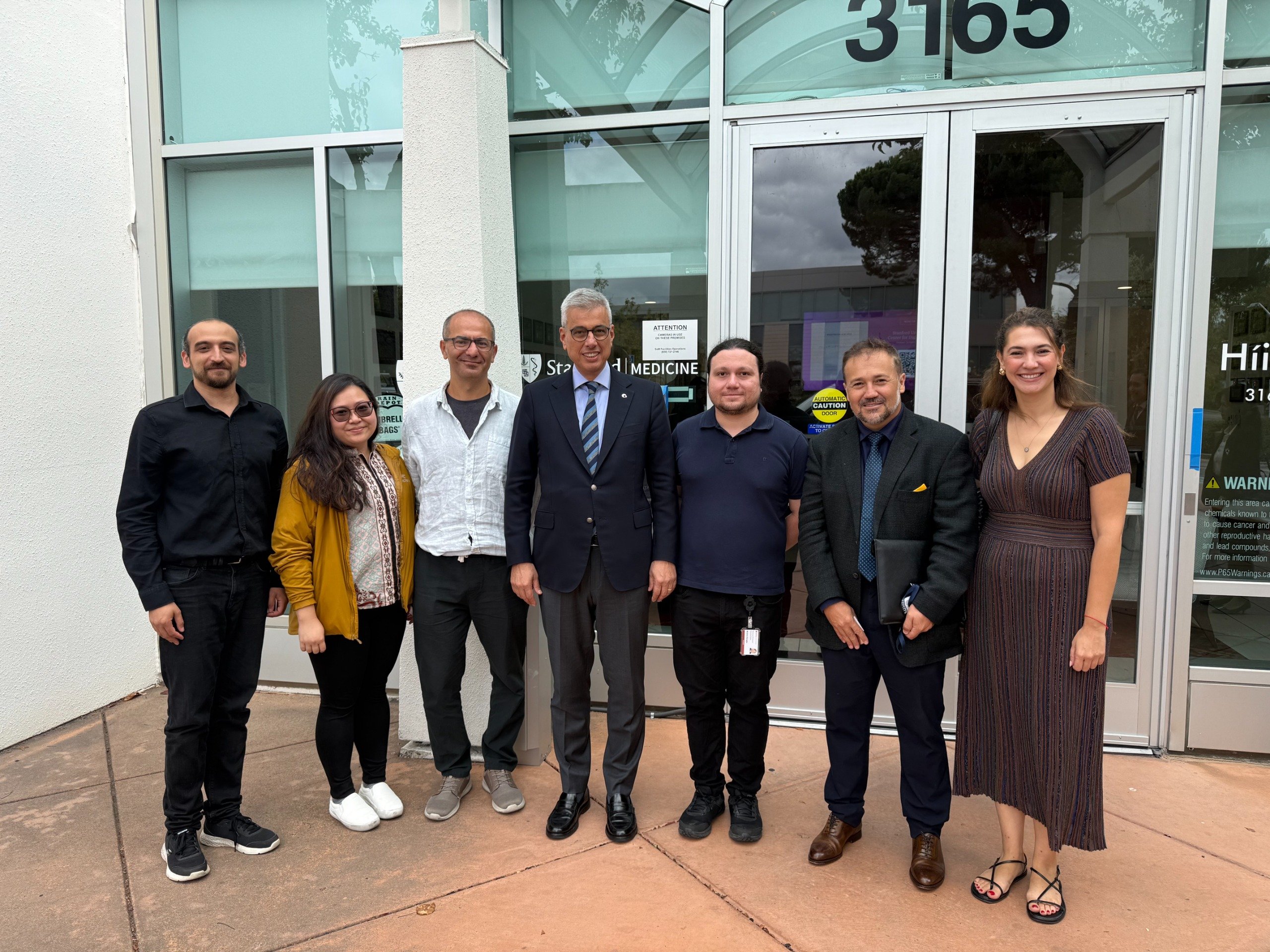 Genentech Laboratuvarı ziyareti