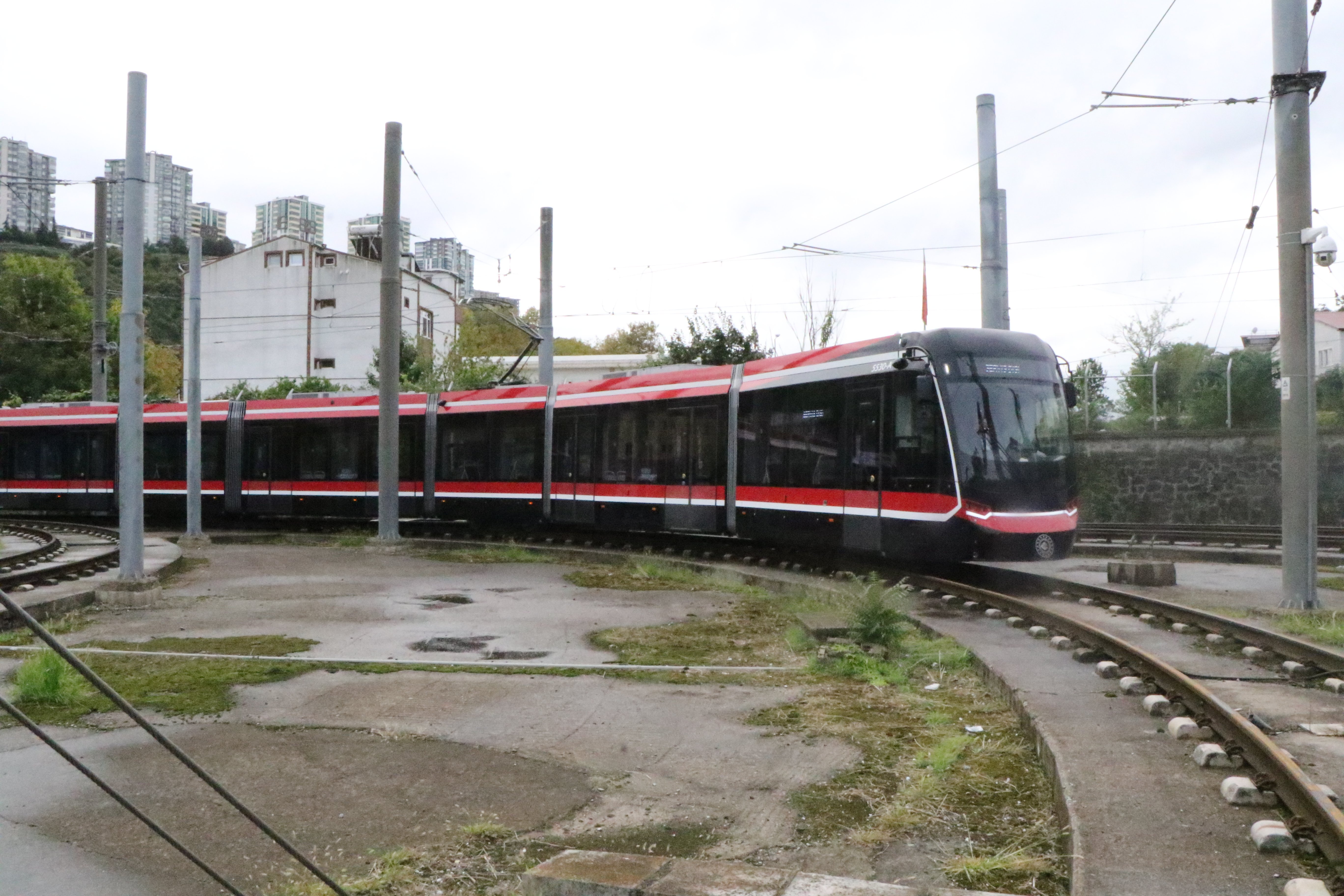 Samsun yeni tramvay yerli üretim