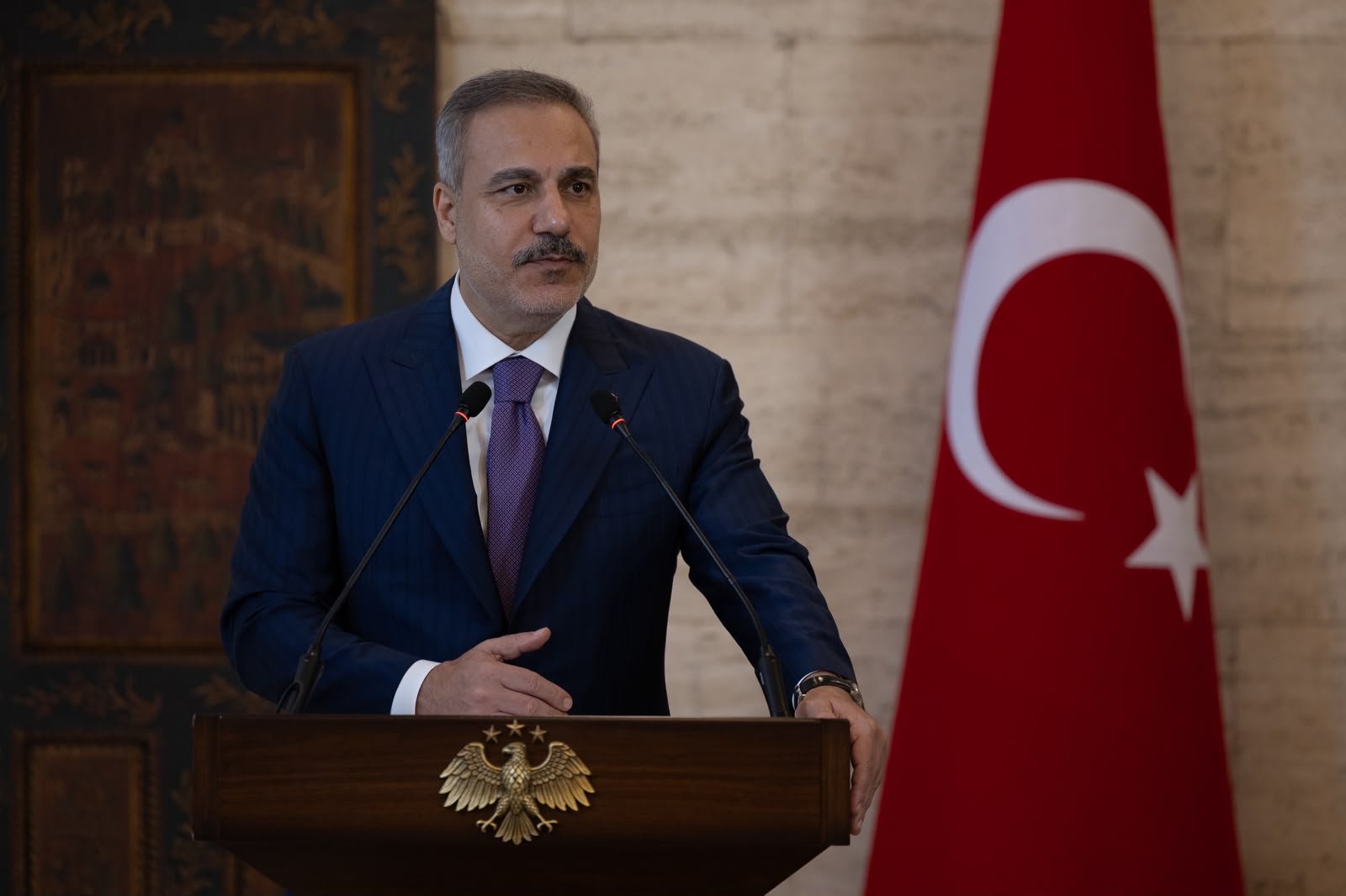 Hakan Fidan Suriye Dışişleri Bakanı Şeybani görüşmesi