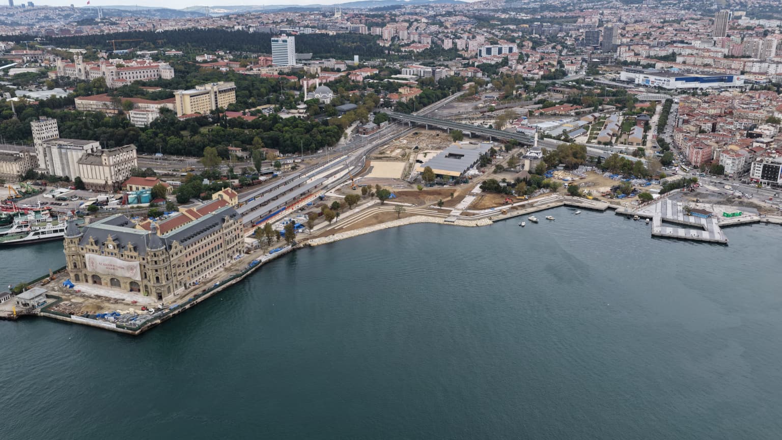 Haydarpaşa Garı restorasyon çalışmaları
