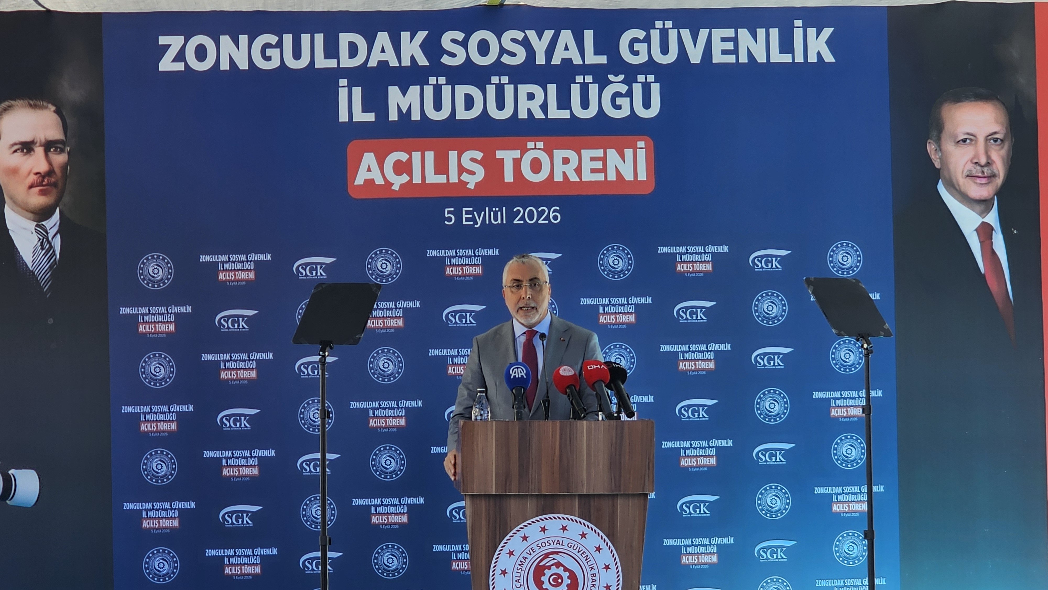 Bakan Işıkhan Zonguldak SGK açılışı