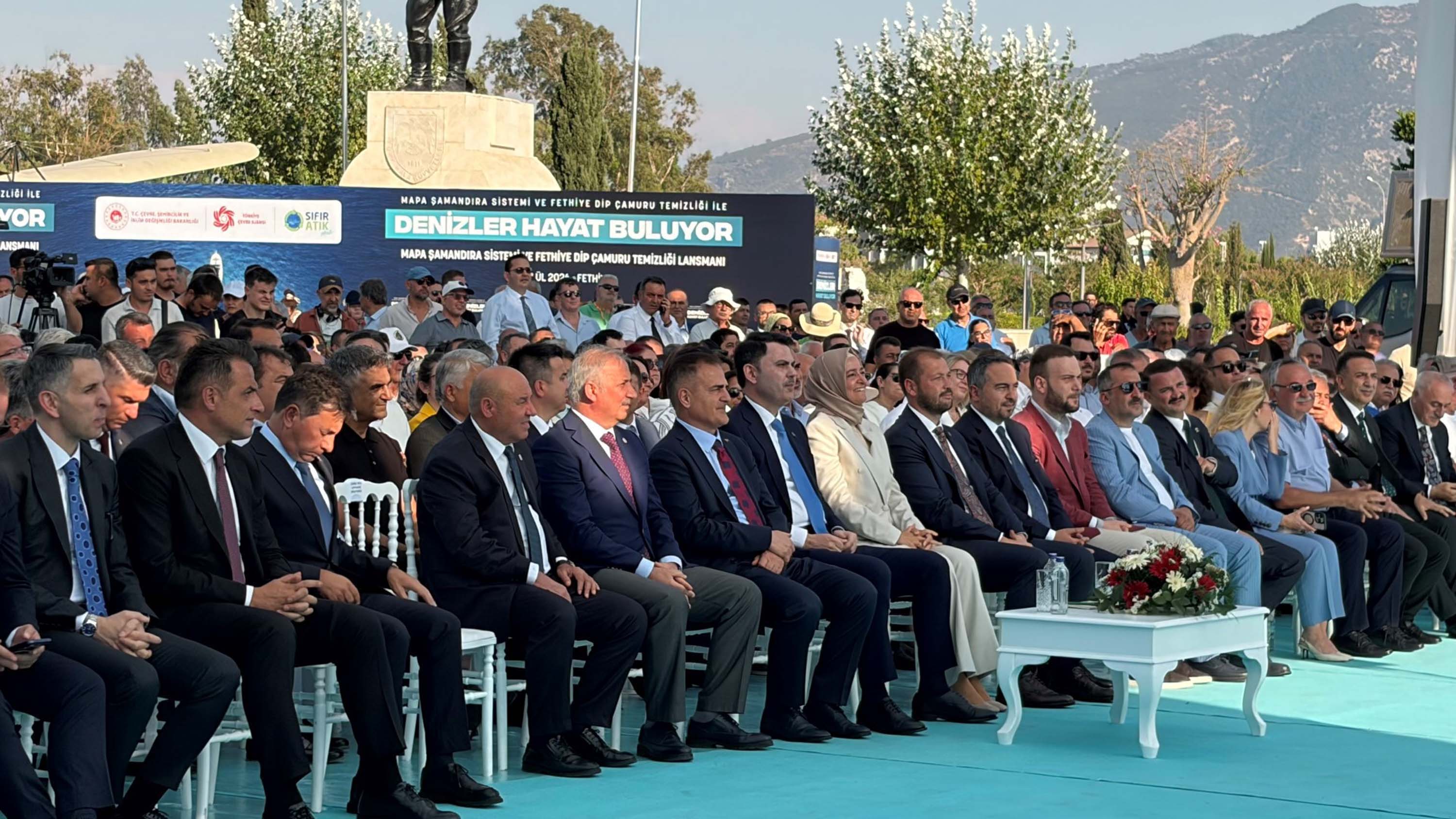 Dip çamuru temizliği Fethiye Körfezi