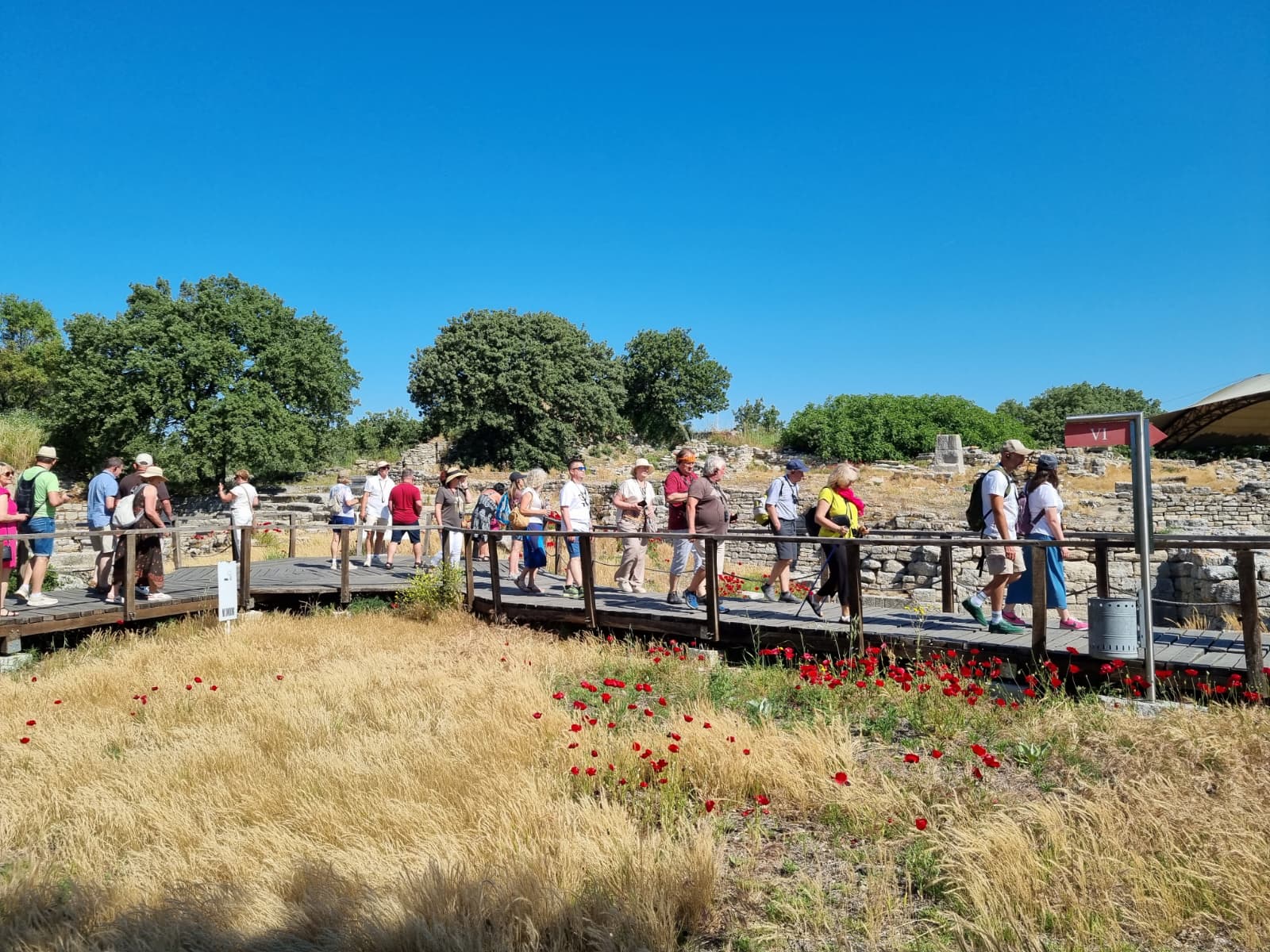 Hierapolis (Pamukkale) antik kenti ziyaretçileri