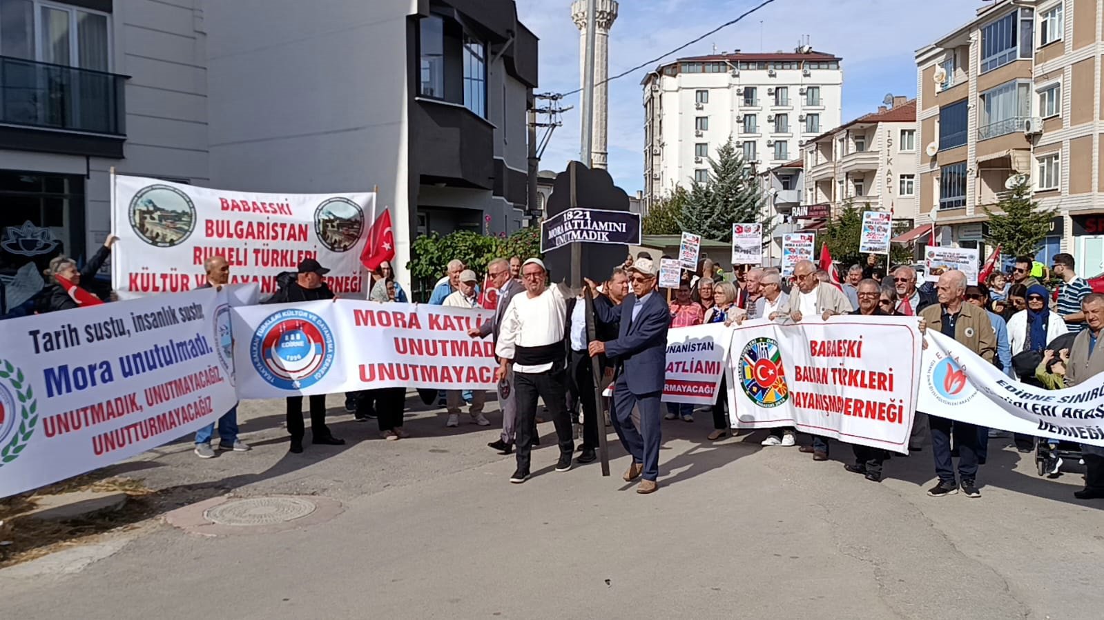 İsmail Kocaköse Mora Katliamı anmasında konuşuyor