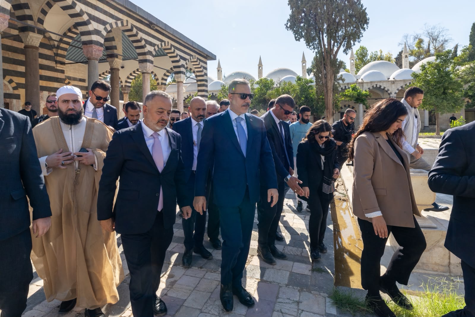 Hakan Fidan Şam Emevi Camii Ziyareti