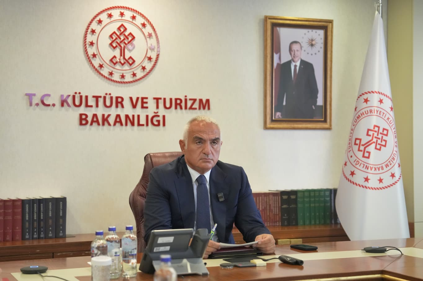 Kültür ve Turizm Bakanlığı ile Filistin Kültür Bakanlığı arasında ortak proje görüşmesi