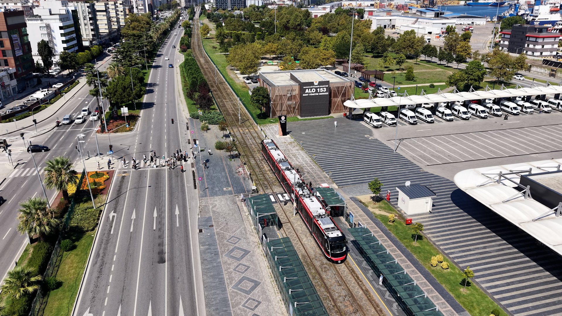 Samsun tramvay yolcu kapasitesi