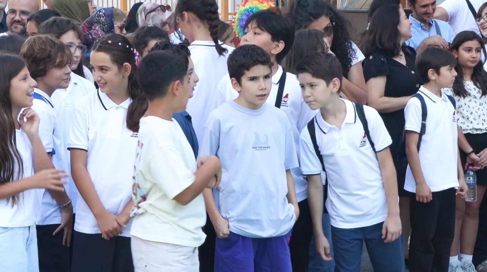 Okula Uyum Haftası öğrenciler