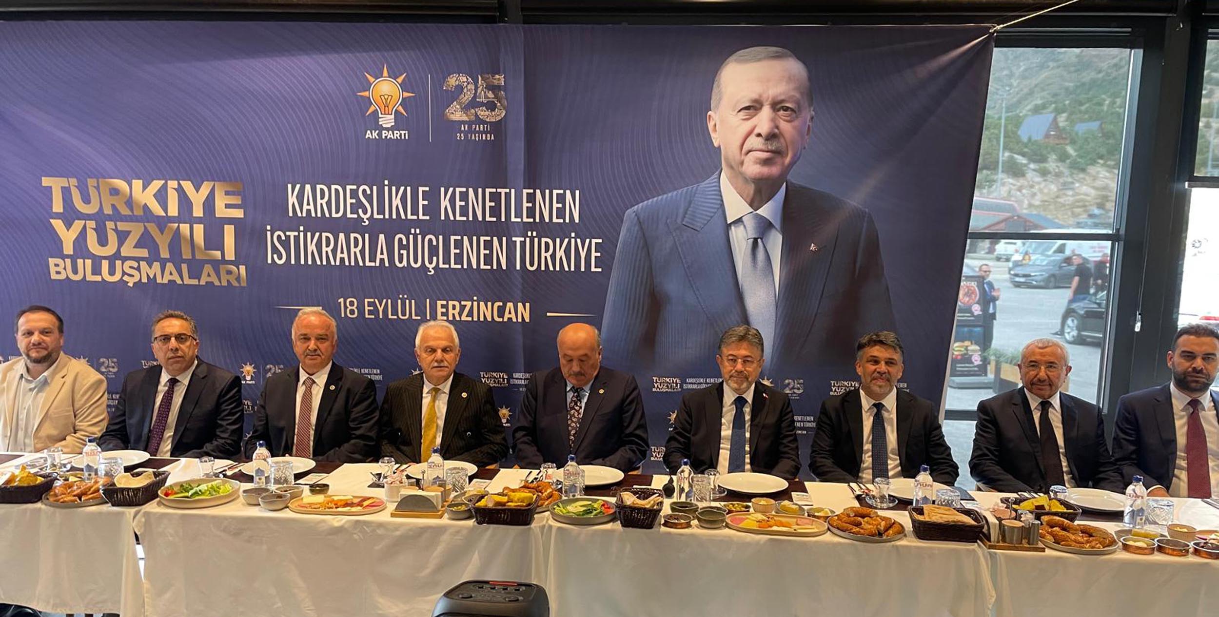 Bakan Yumaklı Erzincan AK Parti toplantısı