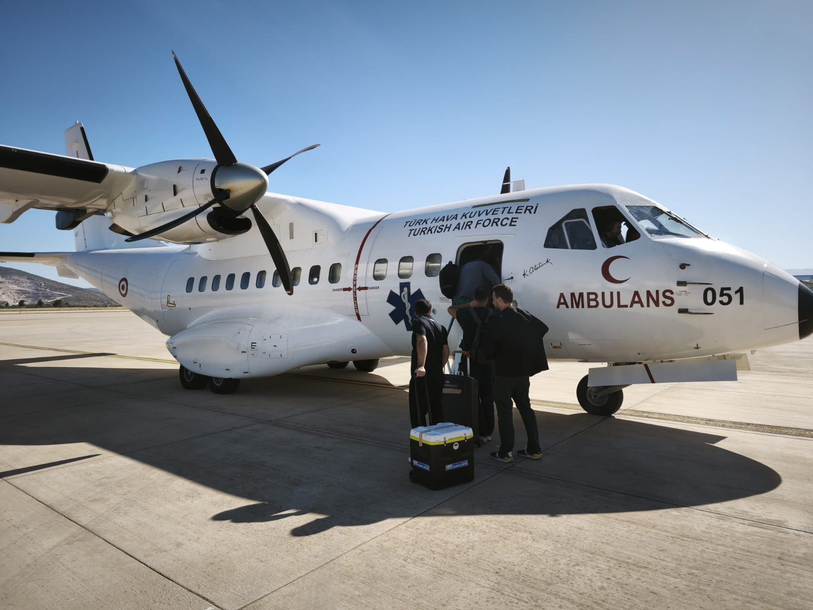 Hava Kuvvetleri ambulans uçak organ nakli