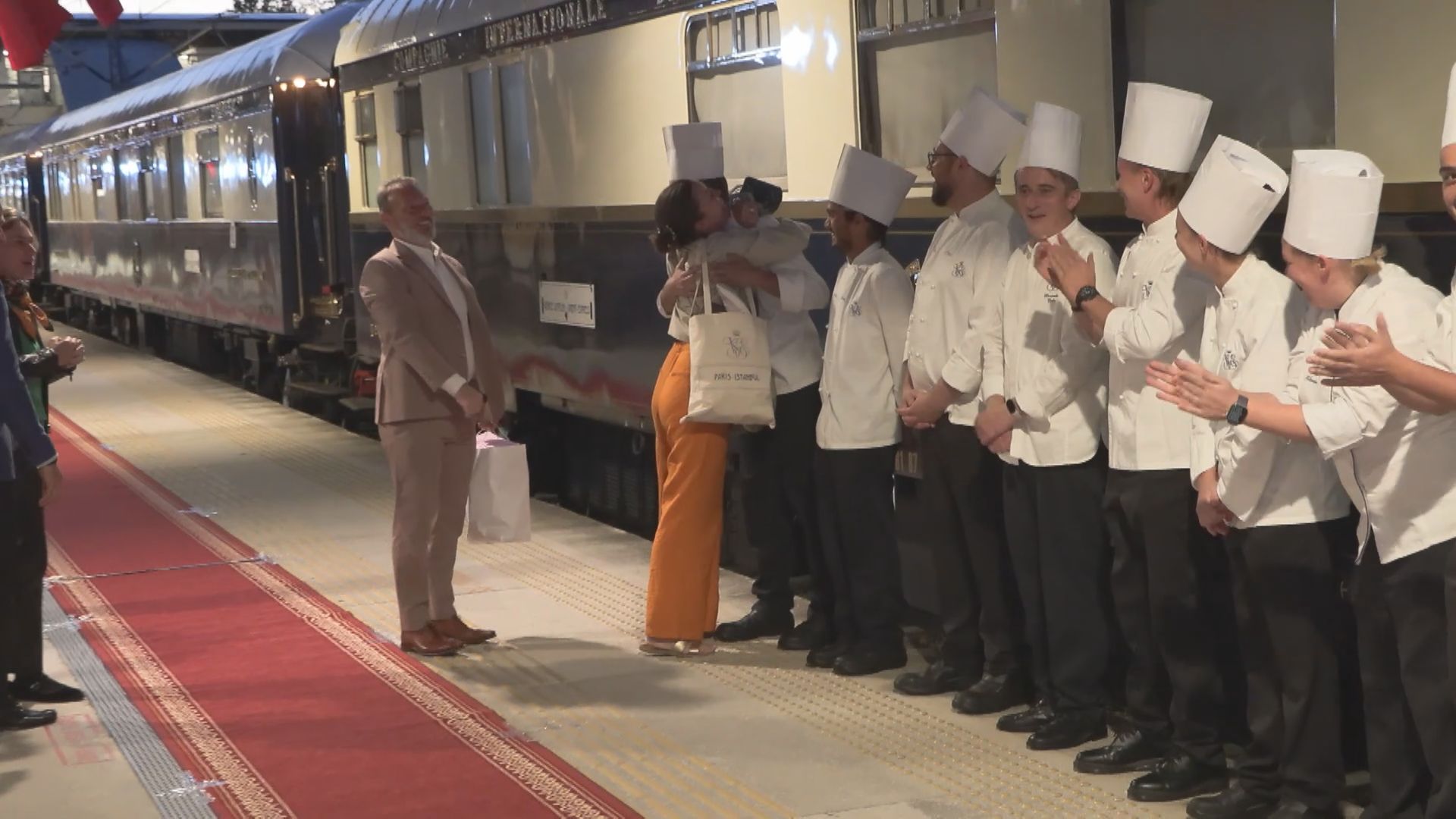Orient Express karşılama töreni Bakırköy Garı