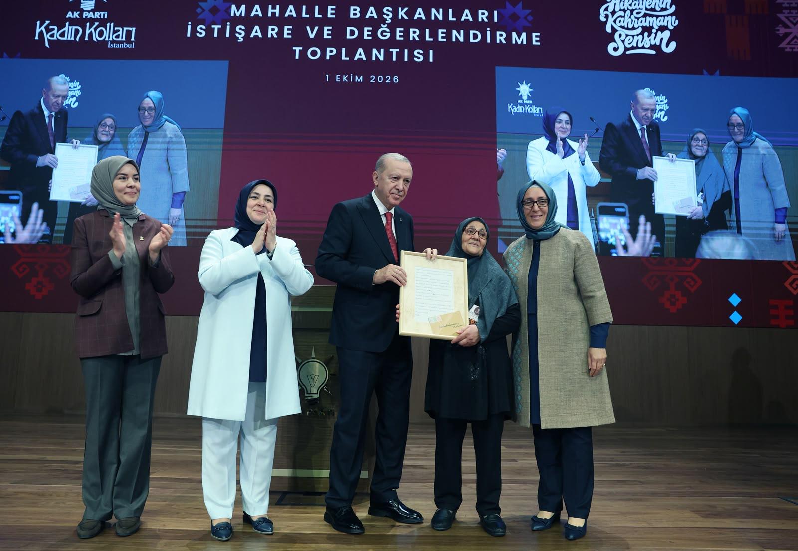 Erdoğan Kadın Kolları Mahalle Başkanları İstişare ve Değerlendirme Toplantısı