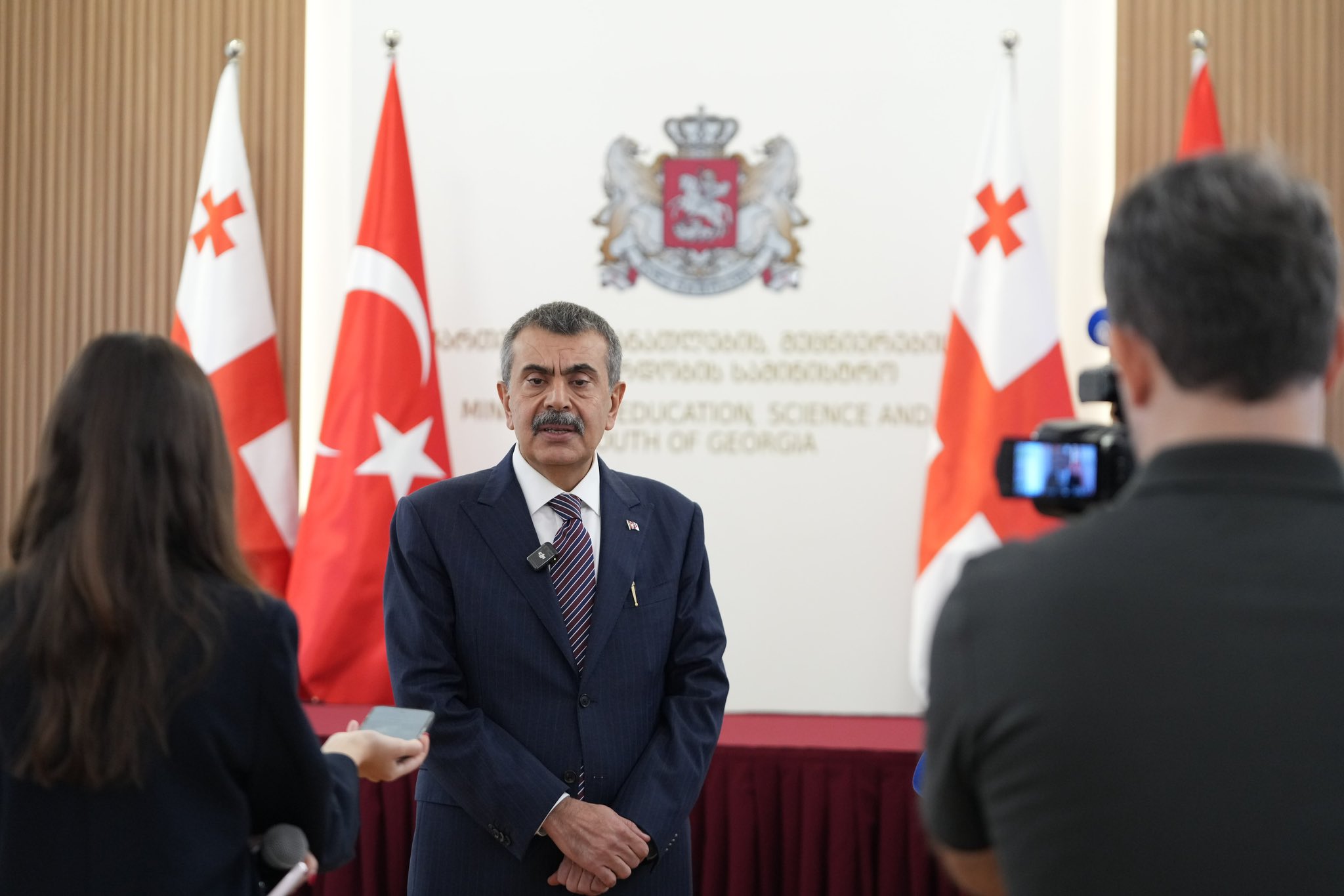 Türkiye Gürcistan eğitim iş birliği anlaşması imza töreni Tiflis
