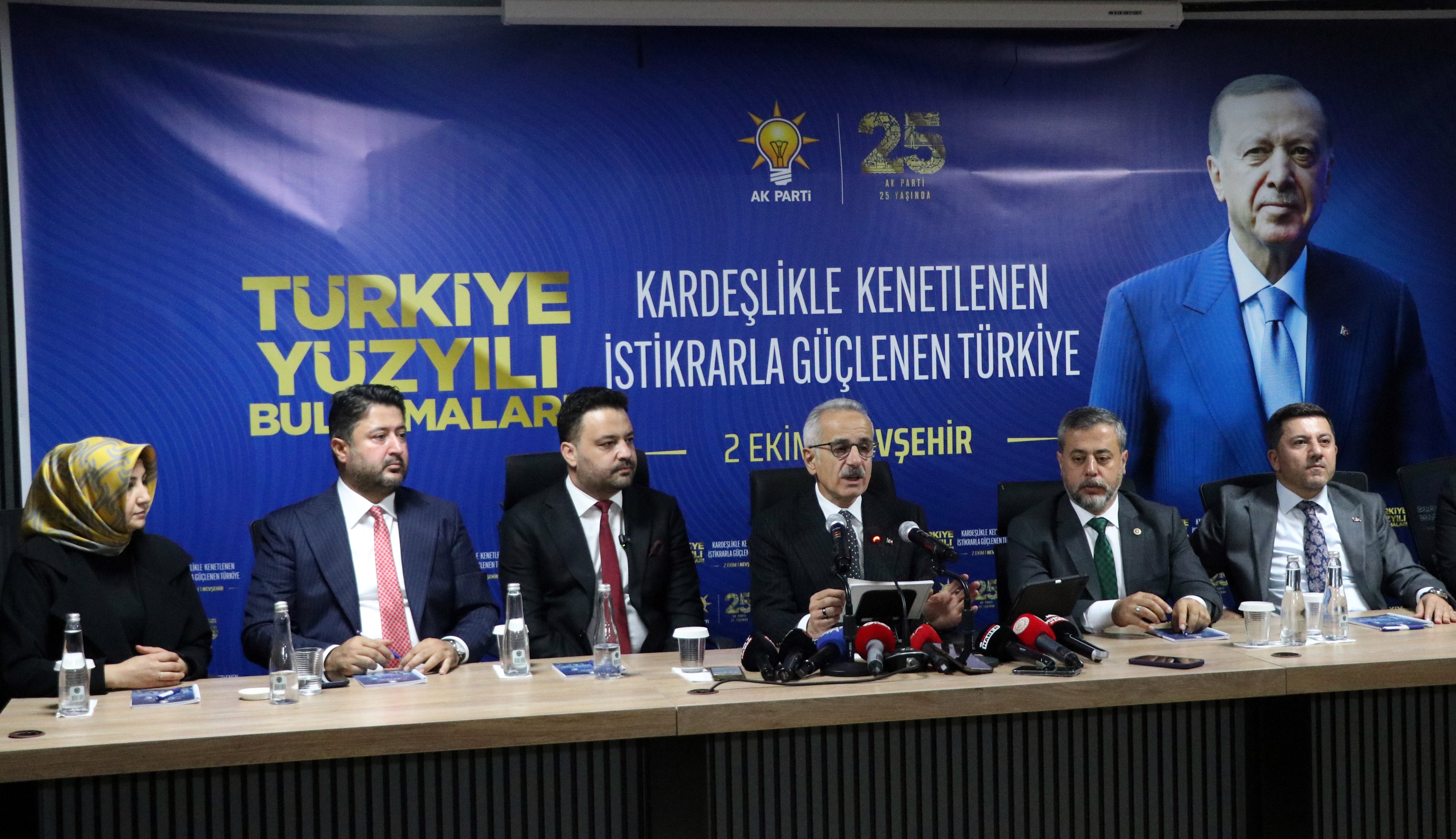 Ulaştırma ve Altyapı Bakanı Abdulkadir Uraloğlu, Nevşehir’de konuştu