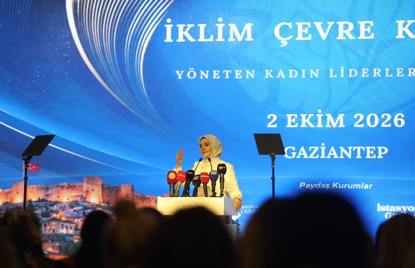 İklim ve kadın konulu forumdan görüntü