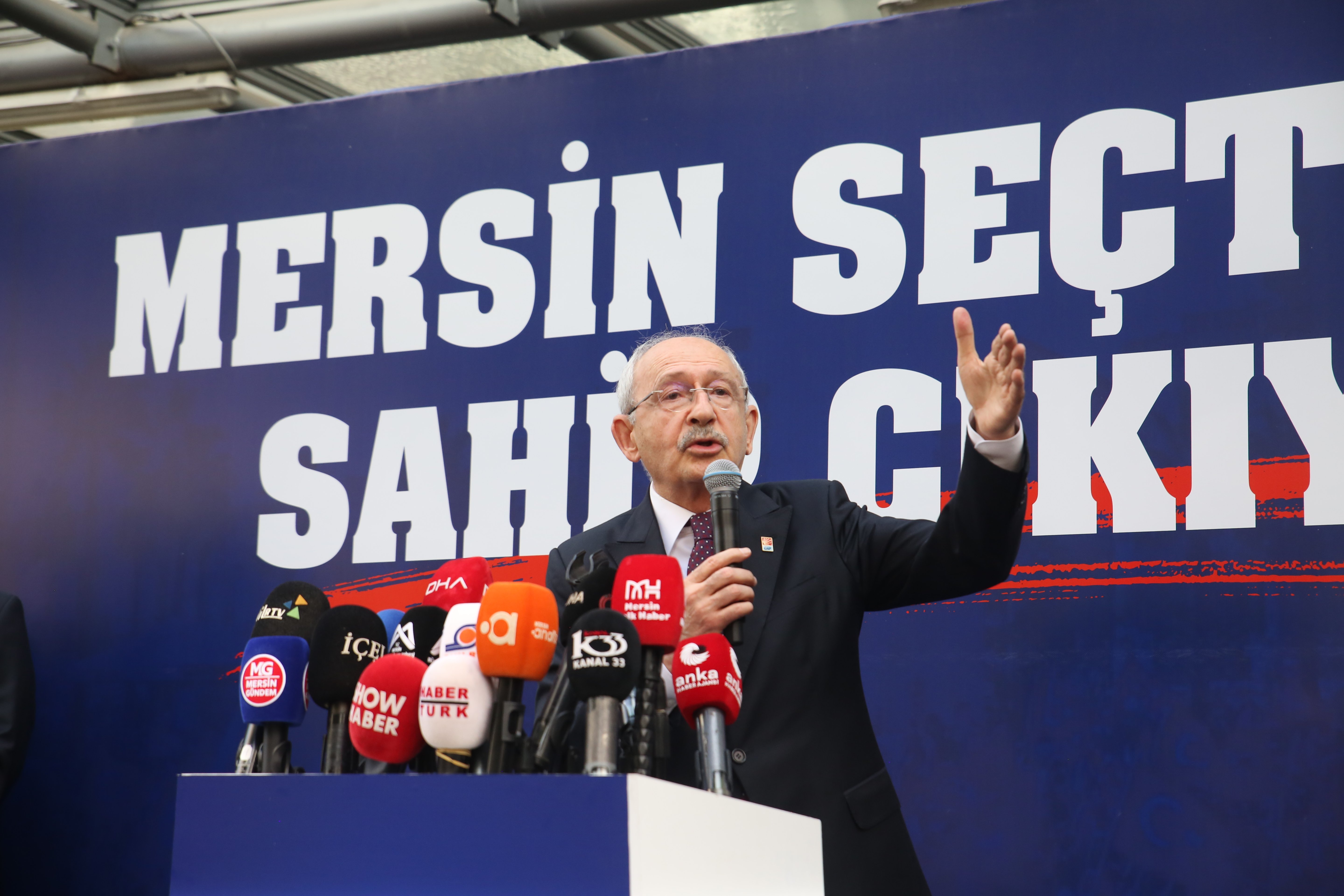 Kılıçdaroğlu Mersin Vahap Seçer destek ziyareti