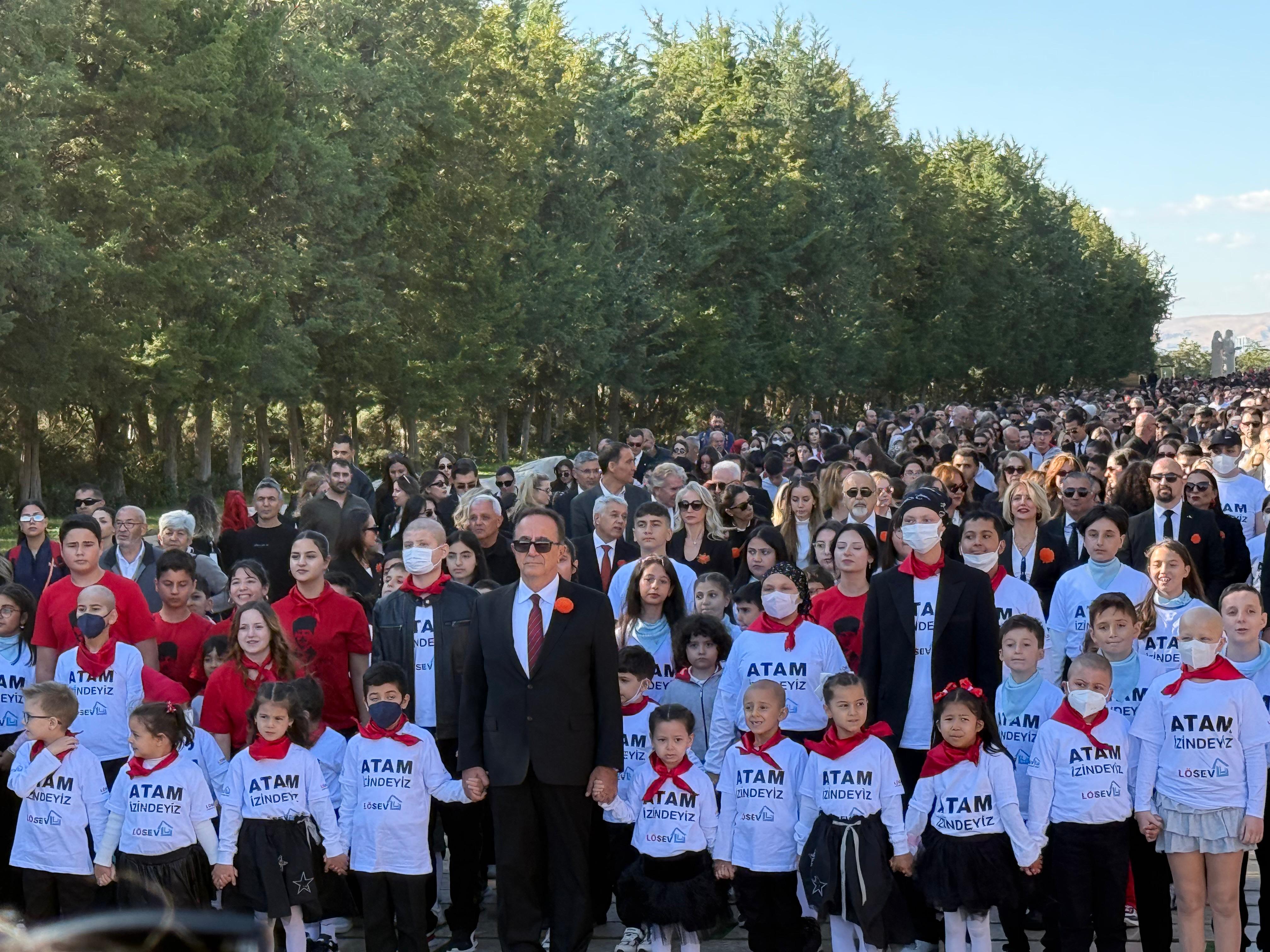 LÖSEV Anıtkabir ziyareti