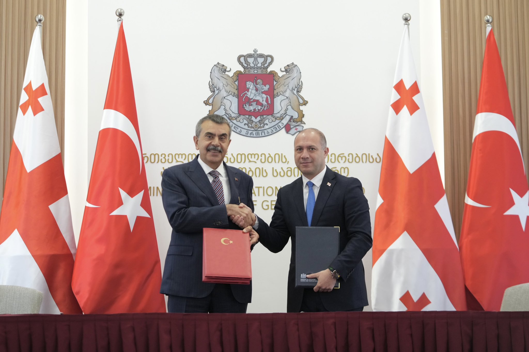 Türkiye ile Gürcistan arasında eğitim iş birliği anlaşması imza töreni