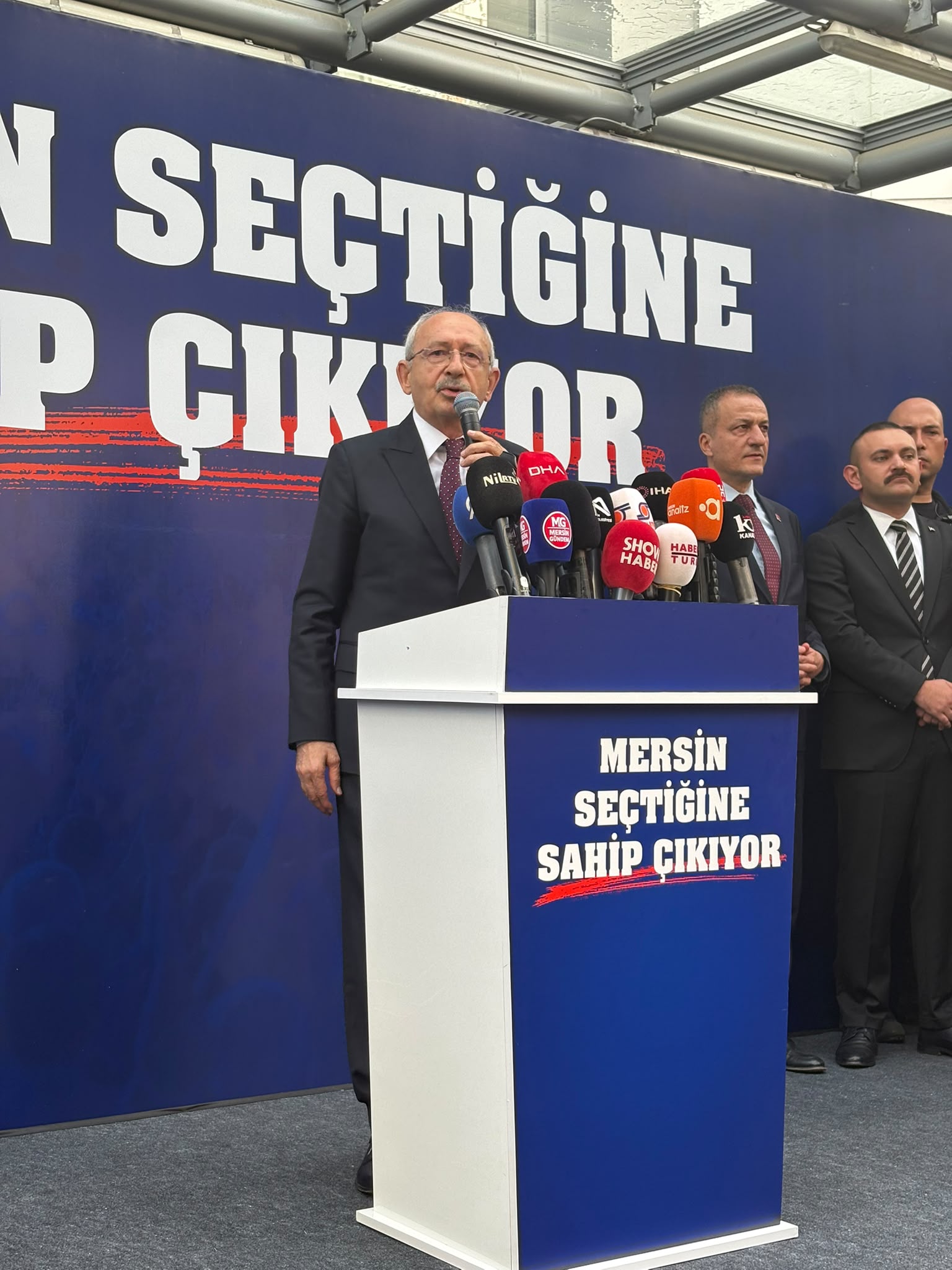 CHP lideri Kılıçdaroğlu partililere hitap ediyor